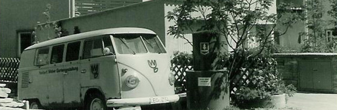 VW-Bus der Firma Weber GmbH